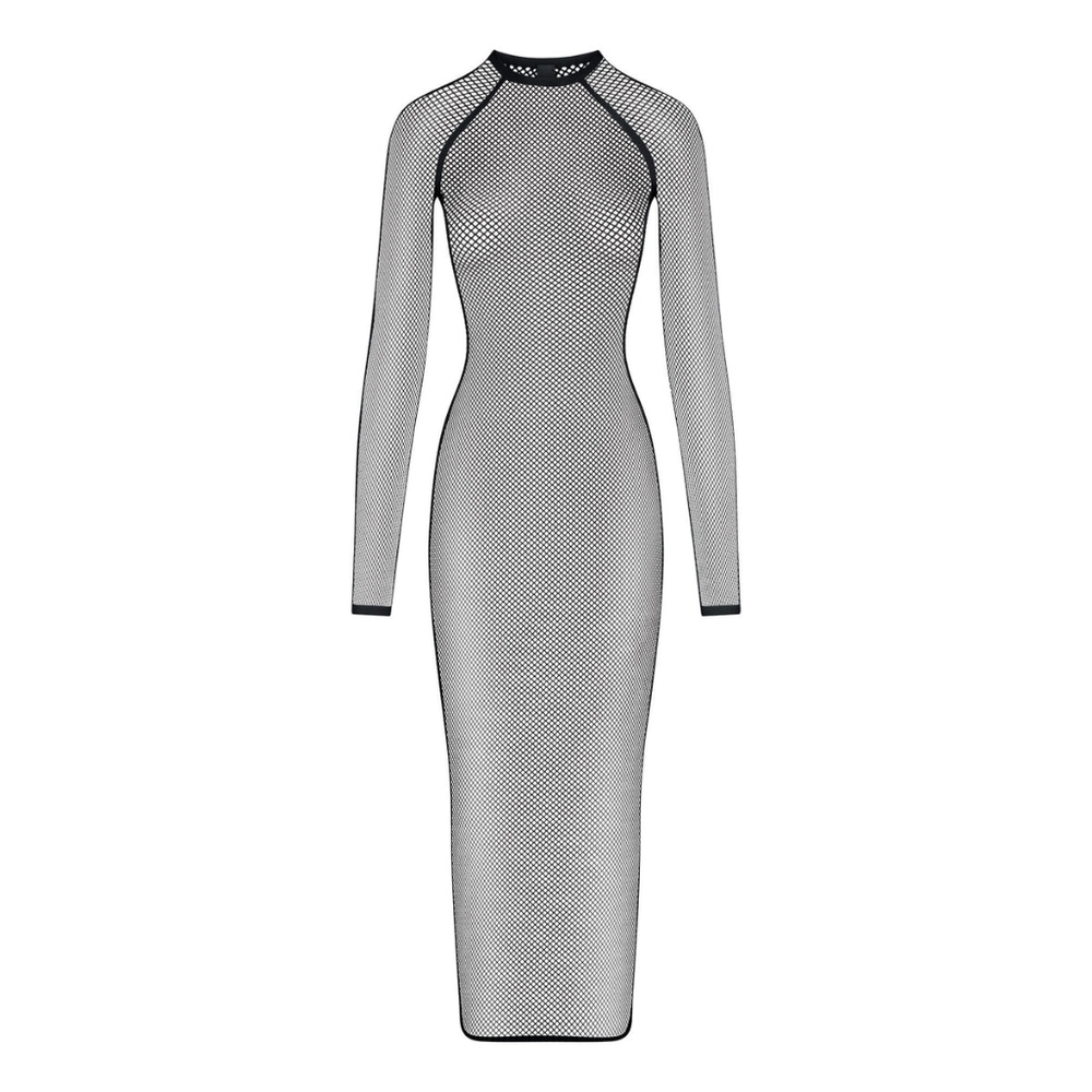 SKIMS Warp Knit Cover Up Long Sleeve Dress